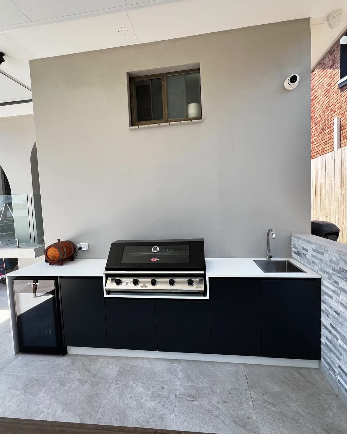 NK Kitchens & Joinery. Blakehurst BBQ area finished today.